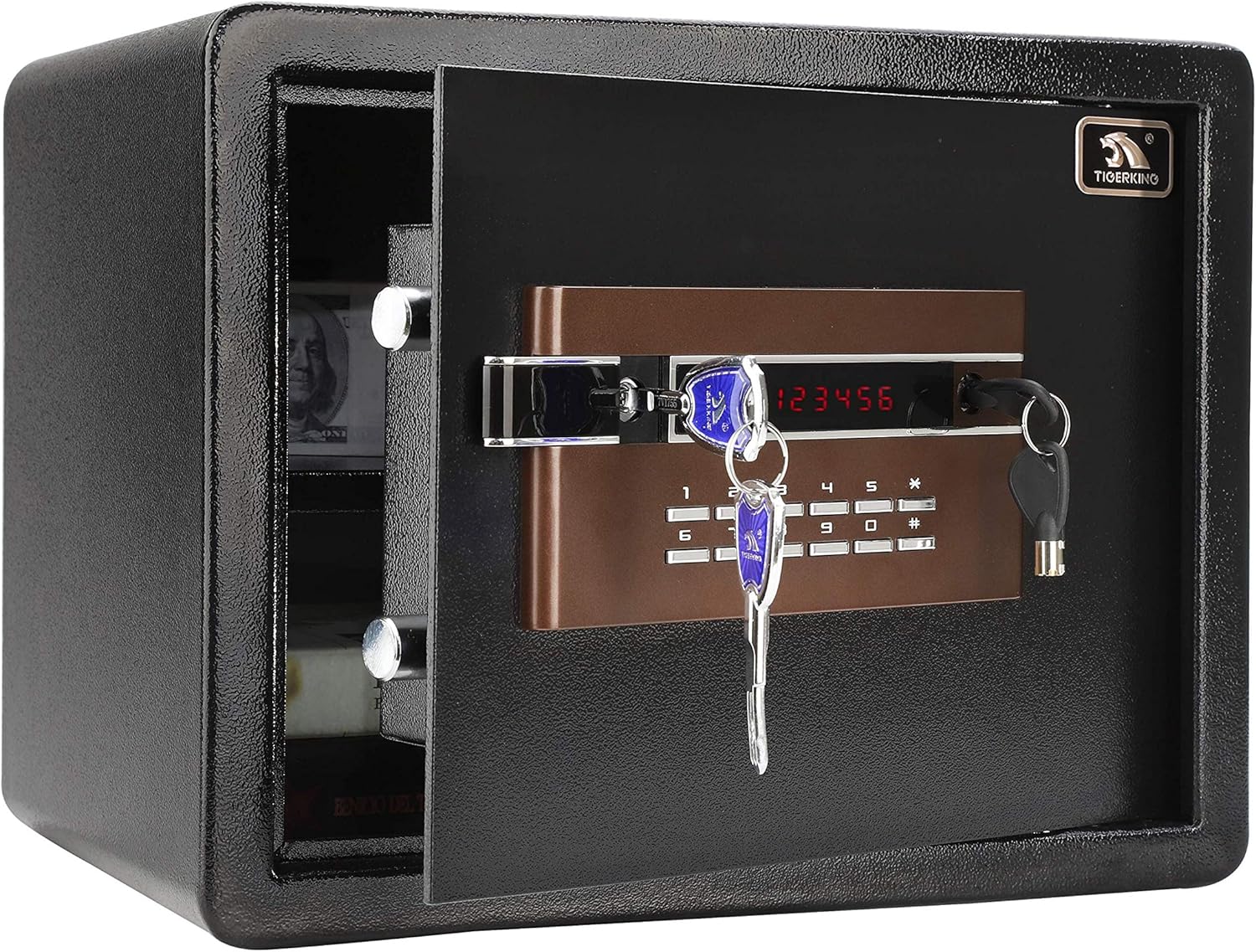 Steel Digital Lock Box Pack of 2 U448190