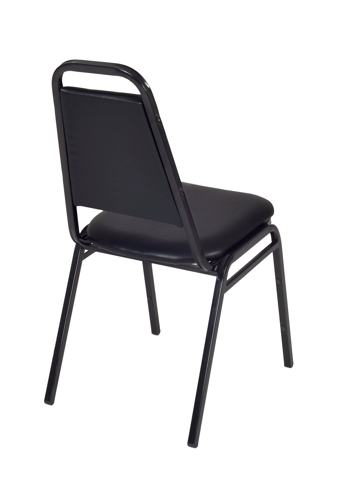 Round Breakroom Table with 4 Stack Chairs Q7439