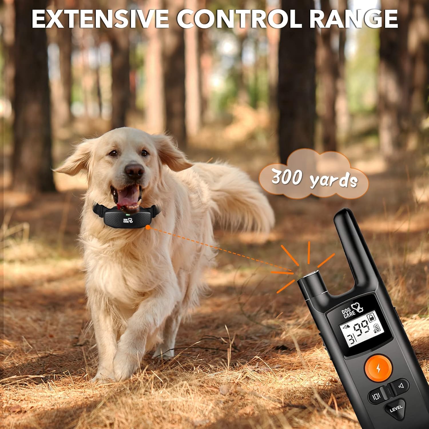 Rechargeable Dog Training Collar with Remote, Pack of 2 T870106