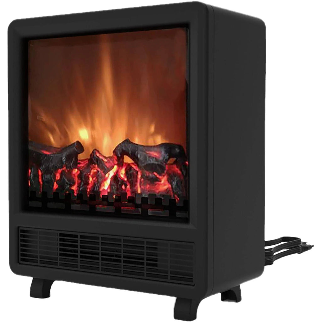 Black Freestanding Electric Fireplace C411