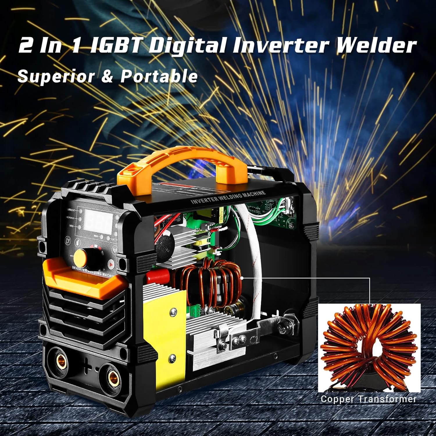 160A Stick ARC Welding Machine IGBT Digital Display X498