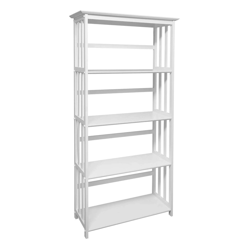 White 5-Shelf Bookcase M393338