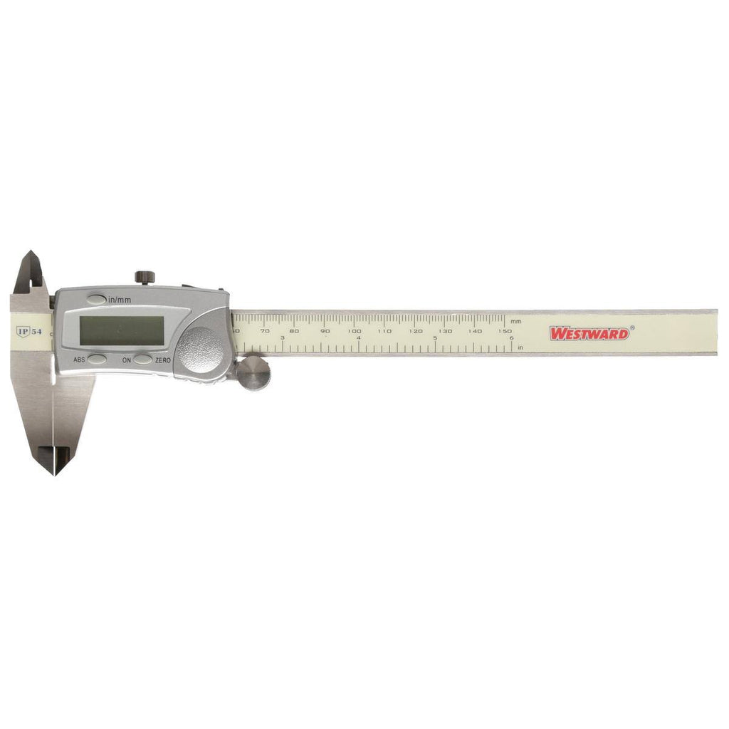 Digital Caliper, 0-6 In, Oil Resistant X89050