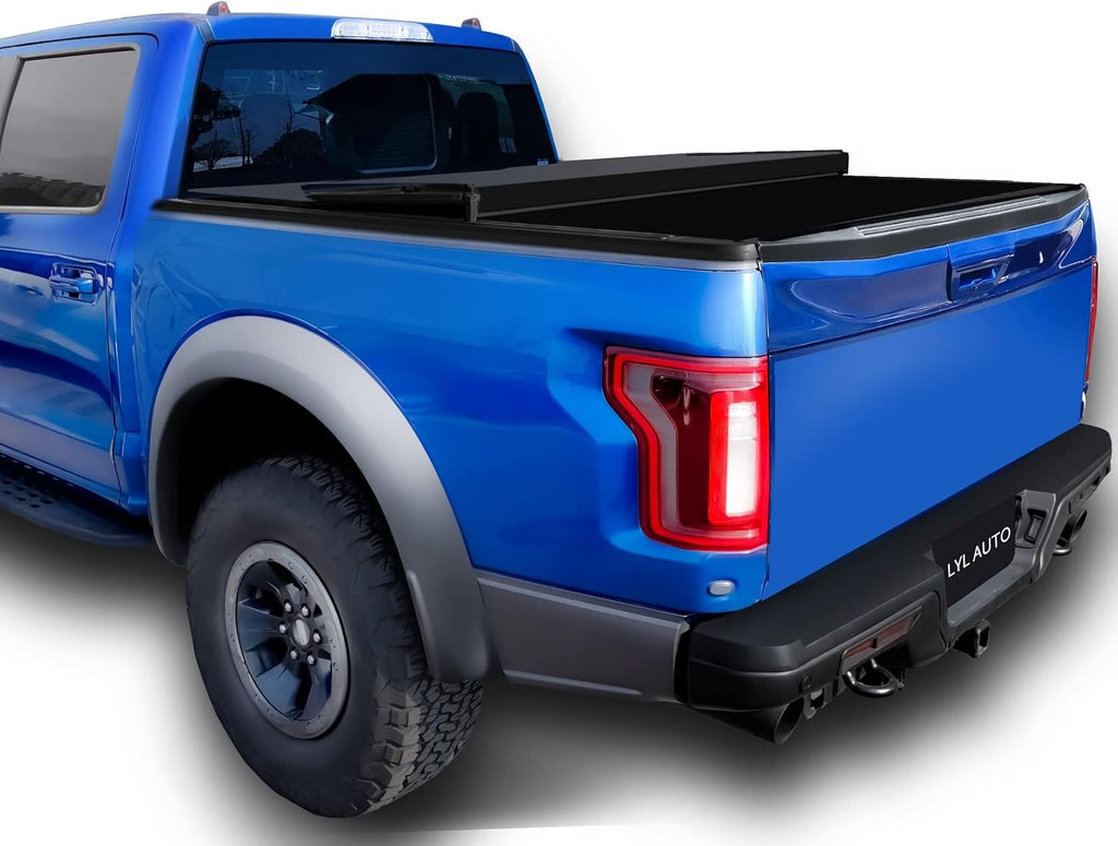 Quad Fold Truck Tonneau Cover for 6.4 Ft Bed B7446