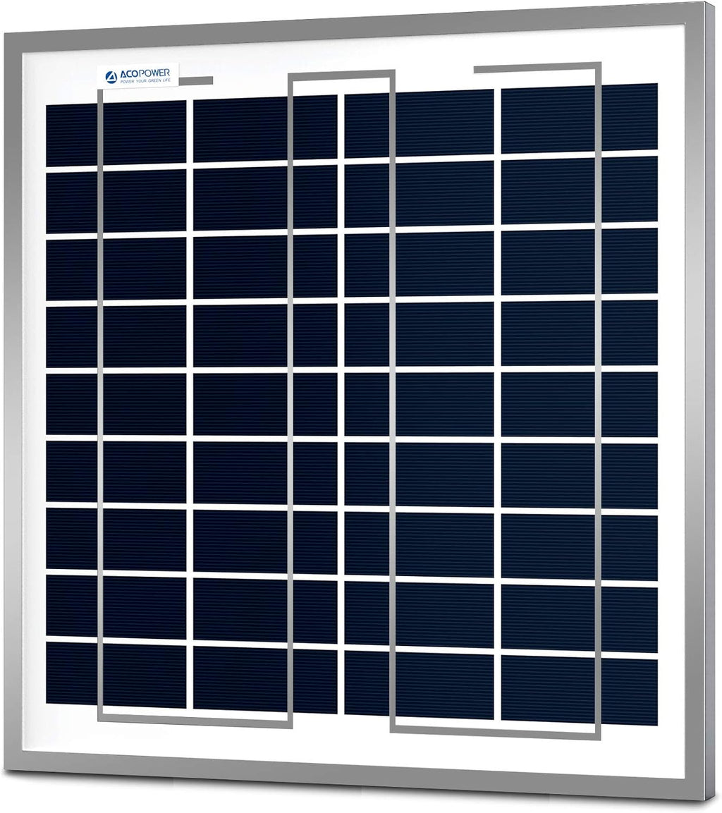 12V 25W 5A Polycrystalline Solar Panel & Charge Controller with USB 5V Output Z534