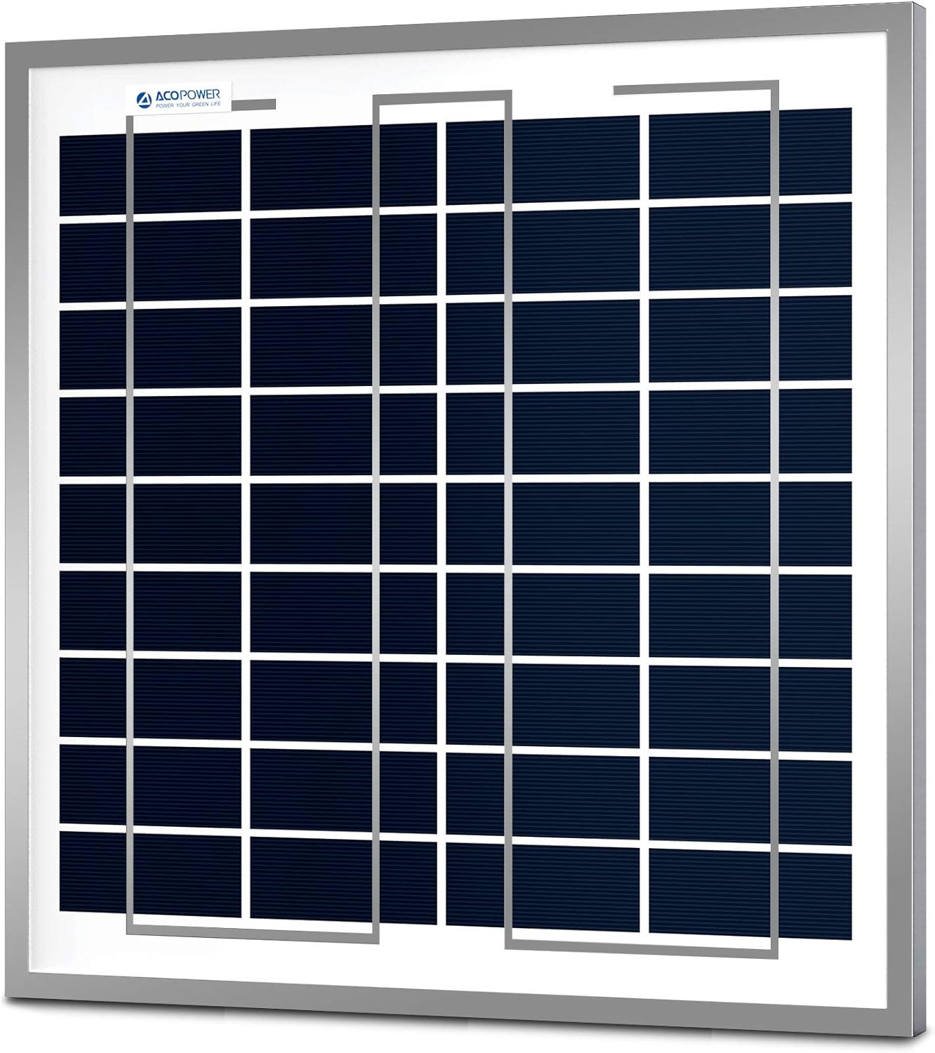 12V 25W 5A Polycrystalline Solar Panel & Charge Controller with USB 5V Output Z534