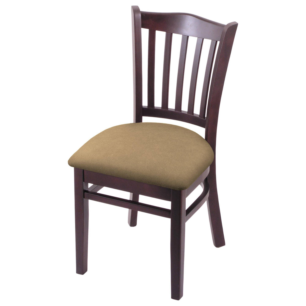 18x22 Chair with Dark Cherry Finish and Canter Sand Seat Q58568
