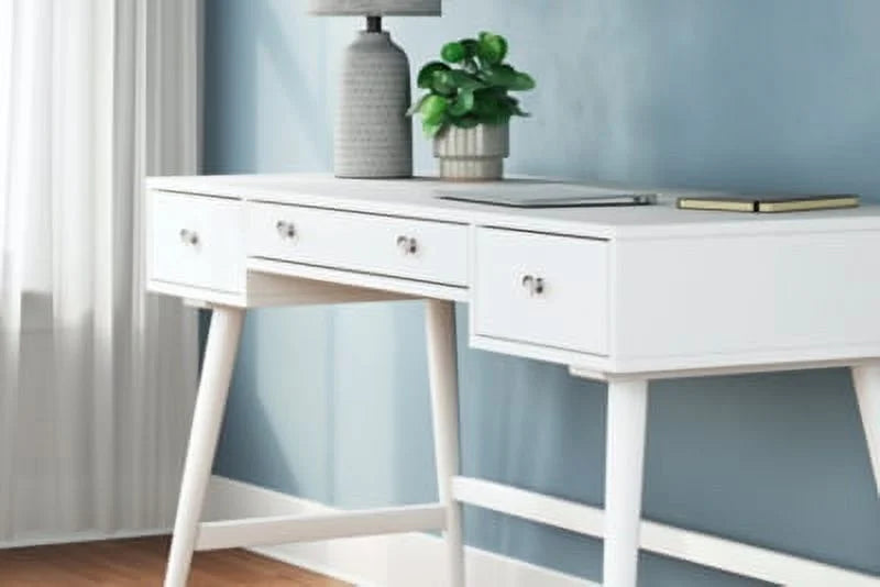 White Home Office Desk O246827