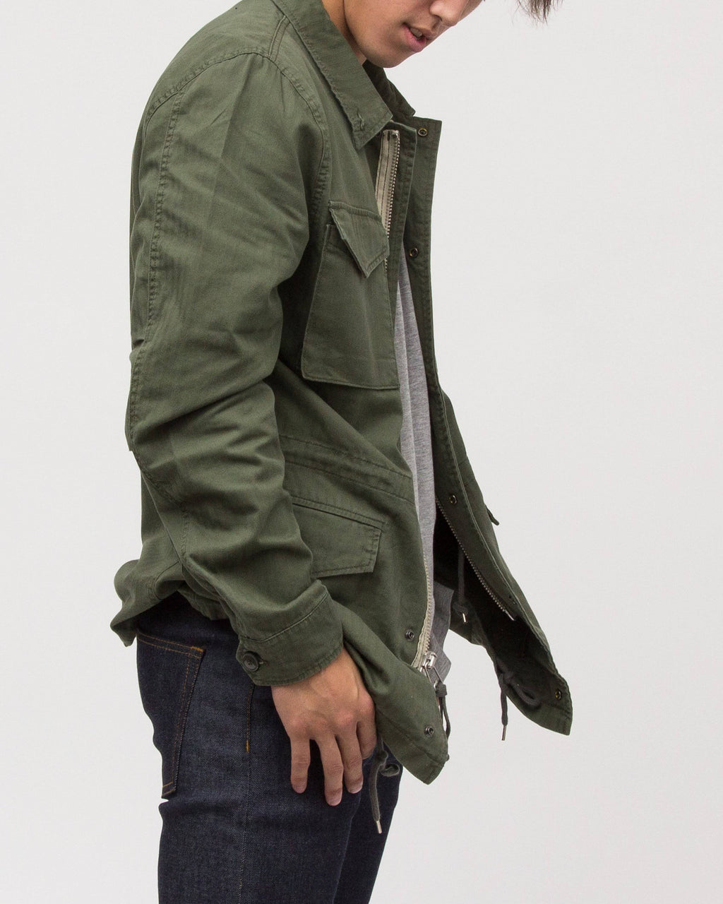 Camo Woodland Field Coat D7472