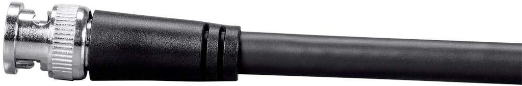 25 Feet Black RG6 BNC Cable W59302