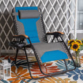 Aqua XL Oversized Padded Zero Gravity Chair C97740