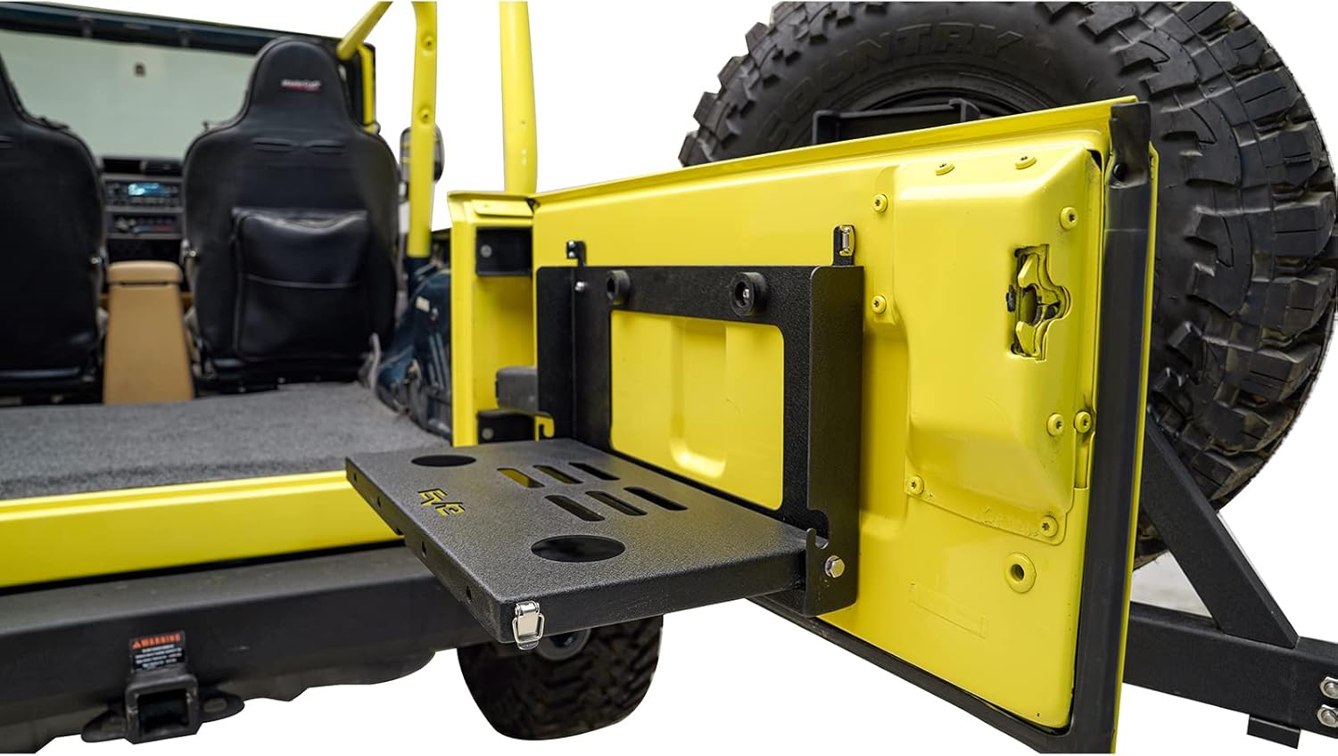 Metal Tailgate Table Cargo Storage Rack Shelf O760