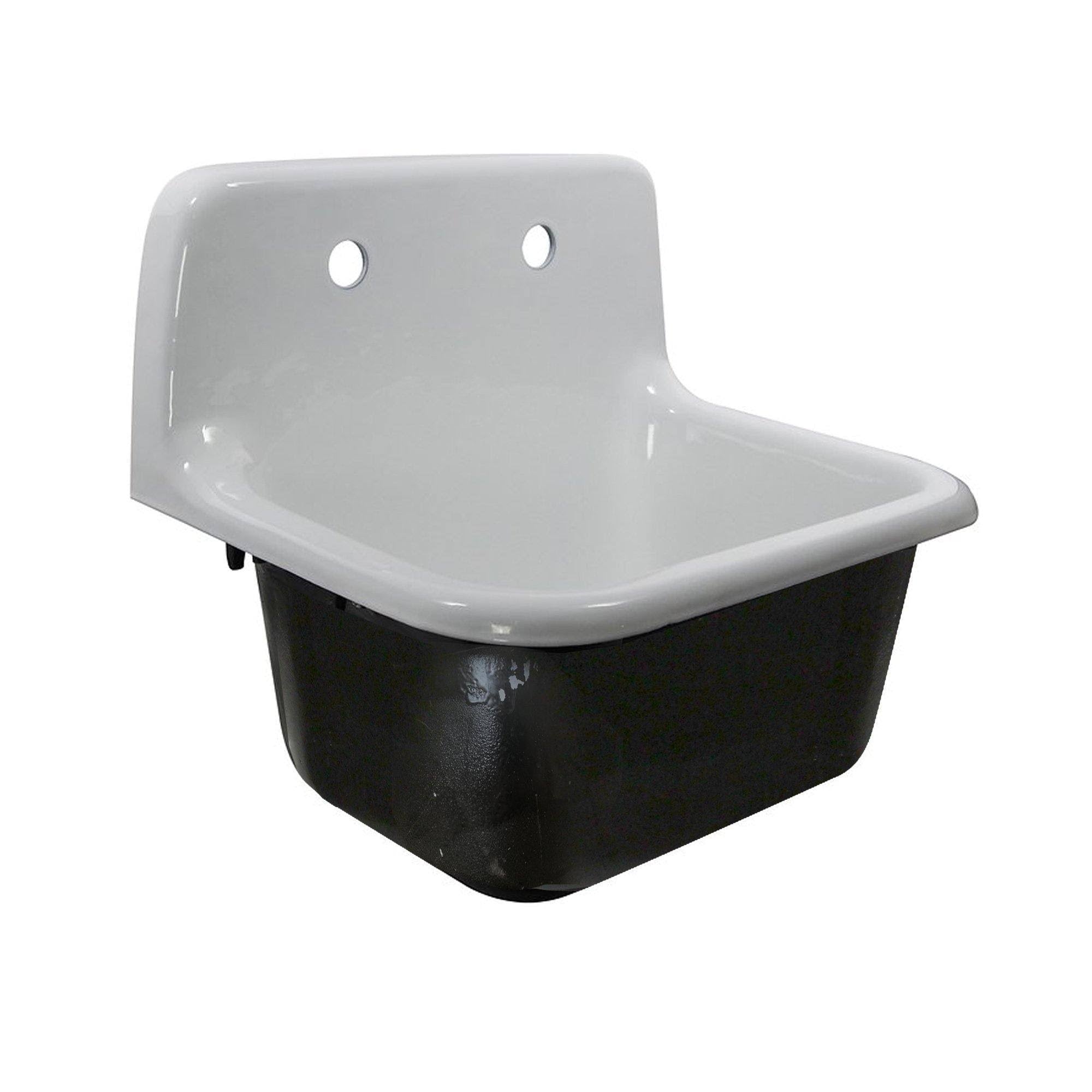 22-inch Cast Iron Wallmount Utility Sink J15615