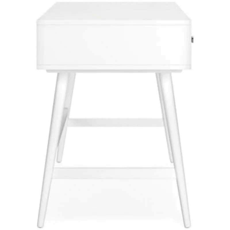White Home Office Desk O246827