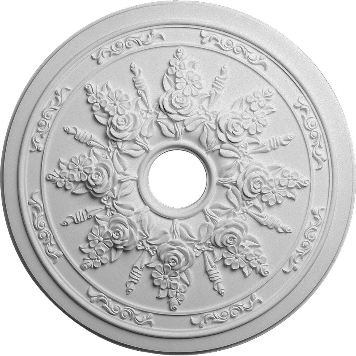 Rose and Ribbon Ceiling Medallion K61955