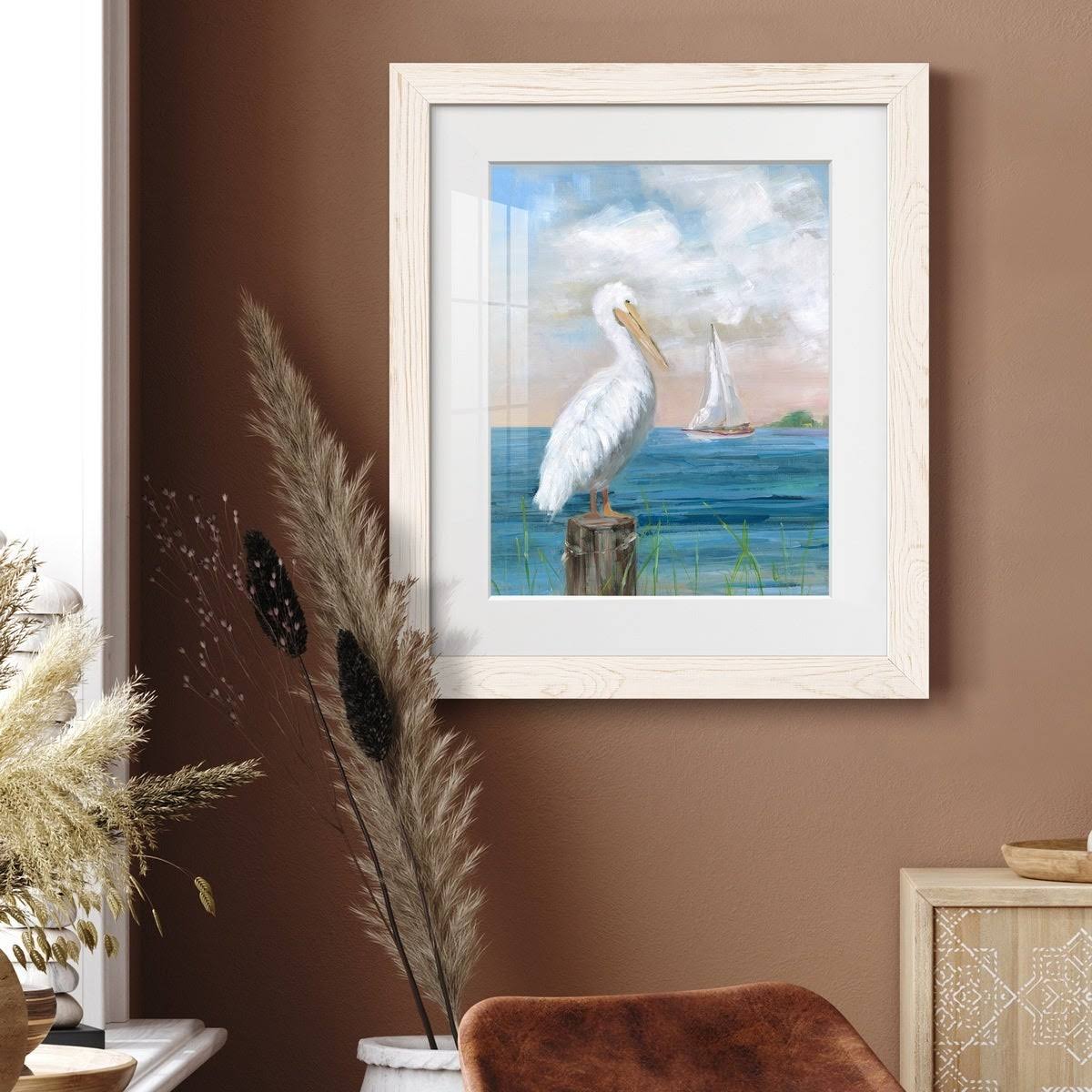 Framed Print 27.5X37.5 Walnut G158