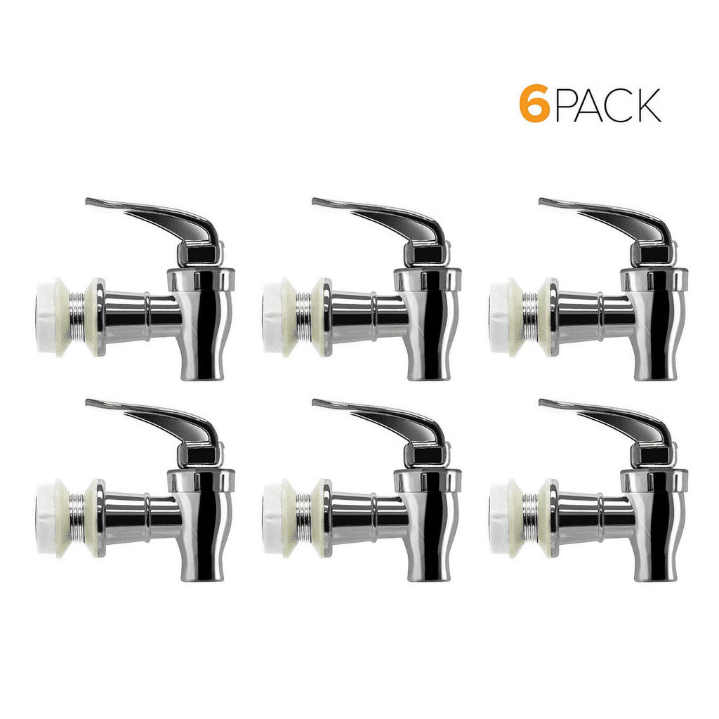 Chrome Replacement Valve 6-Pack for Water Dispensers S743