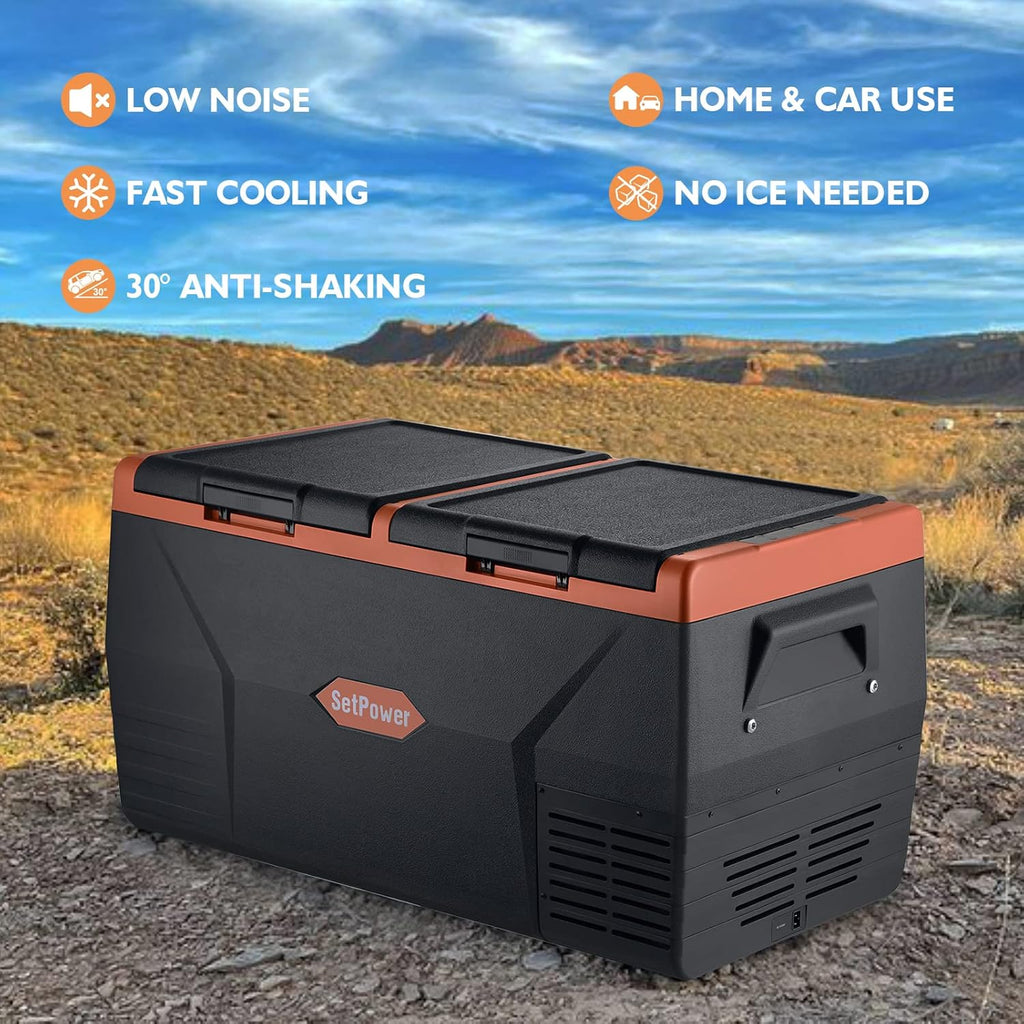 12 Volt Dual Zone Portable Refrigerator D2713