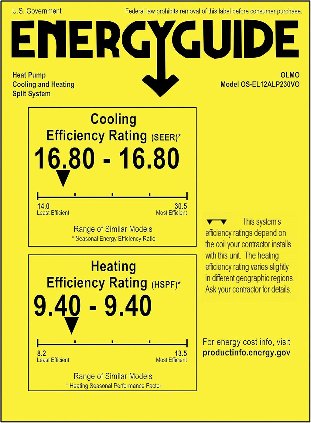 Ductless Mini Split Air Conditioner Heat Pump with 16ft Installation Kit P555545