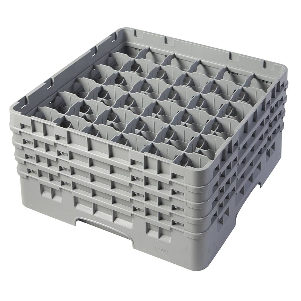 36 Compartment Glass Rack with 4 Extenders T12685