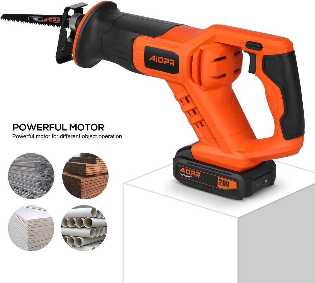 20V Cordless Reciprocating Saw with 5 Blades, Pack of 2 T844