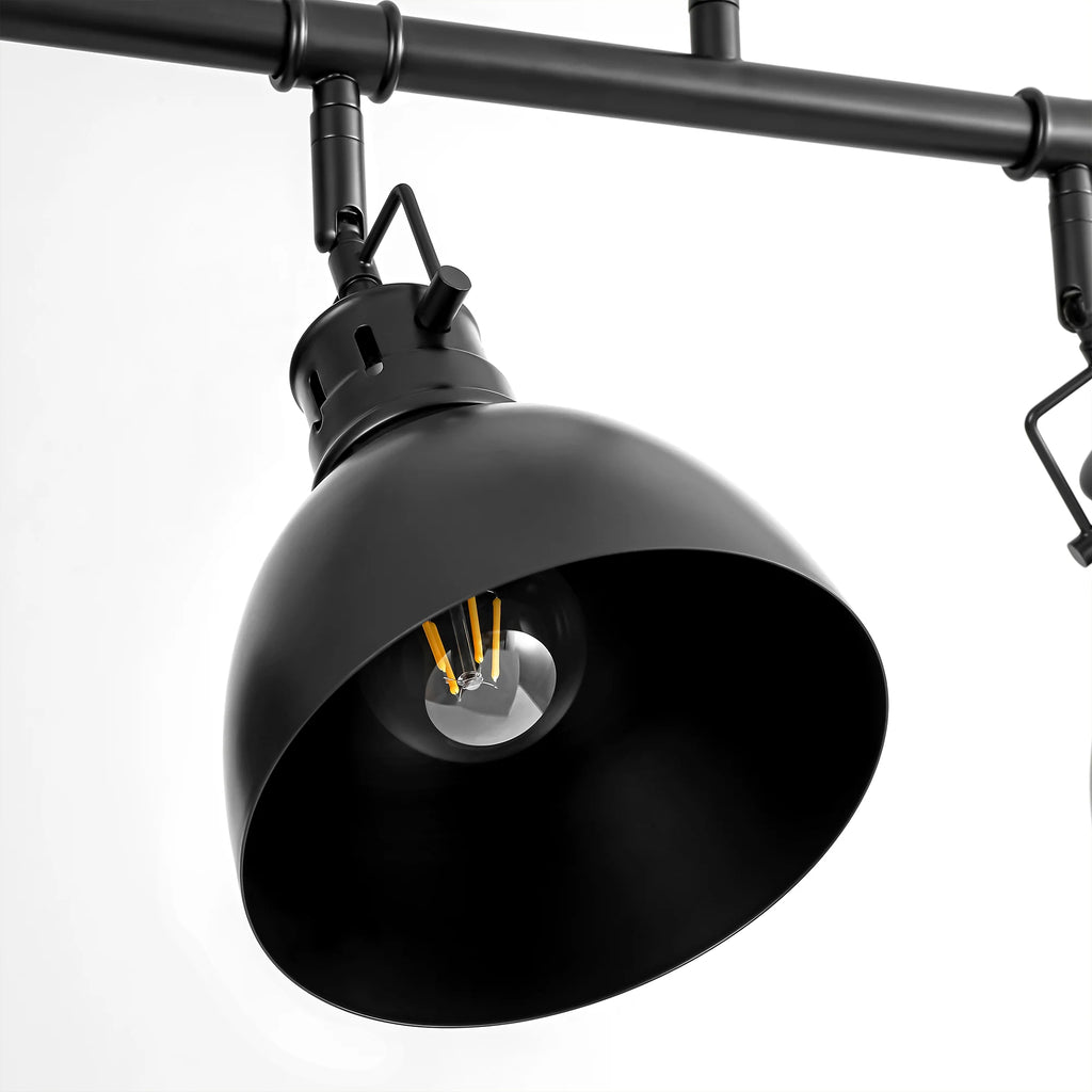 5-Light Linear Dome Hammered Industrial Pendant Z1531