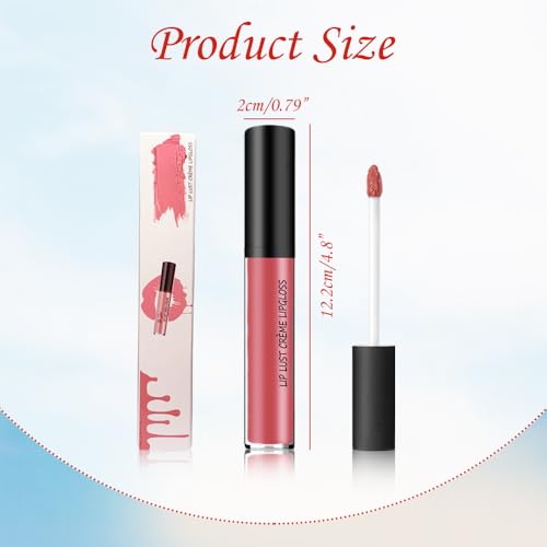12 Colors Cream Texture Waterproof Lipstick Lip Gloss Lip Stain V14924