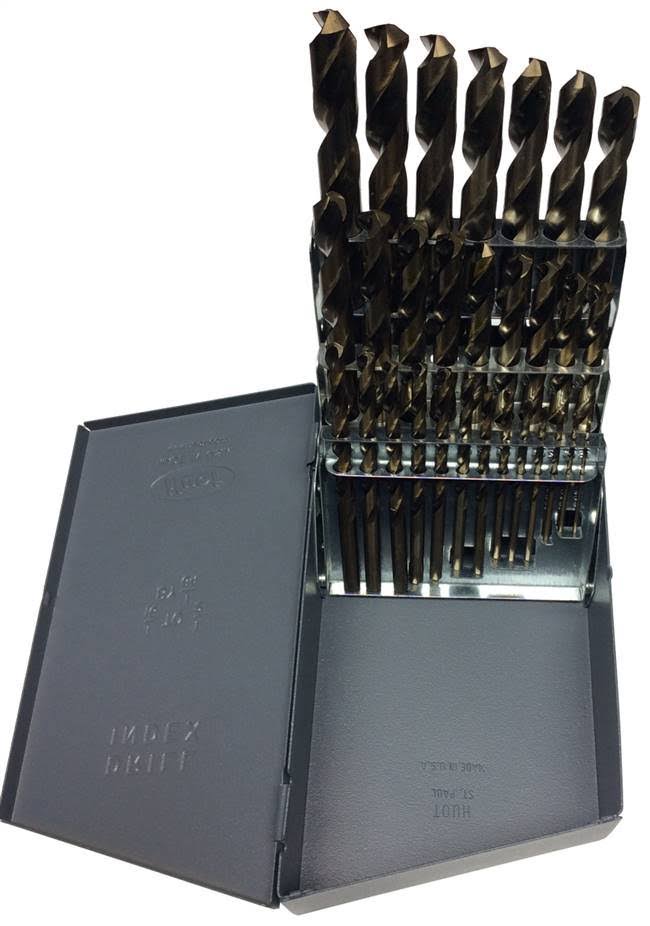 Cobalt Drill Bit Set, 3/8 inch Shank O718005