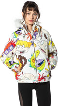 White XLarge Bomber Jacket V331