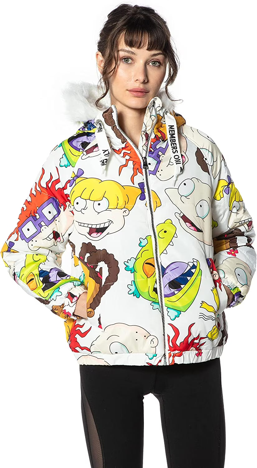 White XLarge Bomber Jacket V331