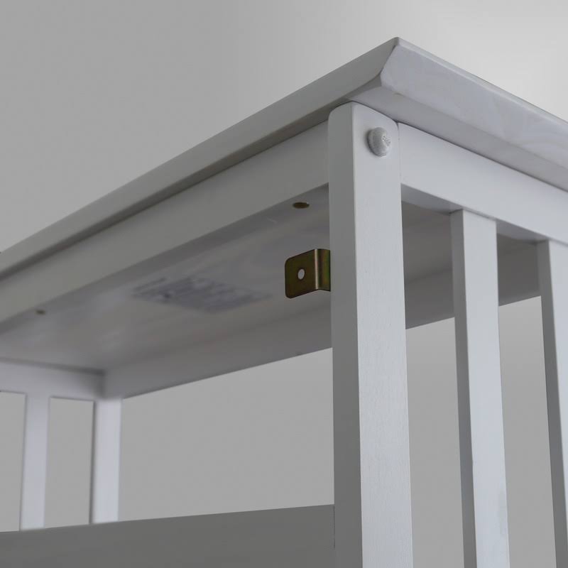 White 5-Shelf Bookcase M393338