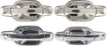 Chrome Exterior Door Handle Set of 4 Z14773