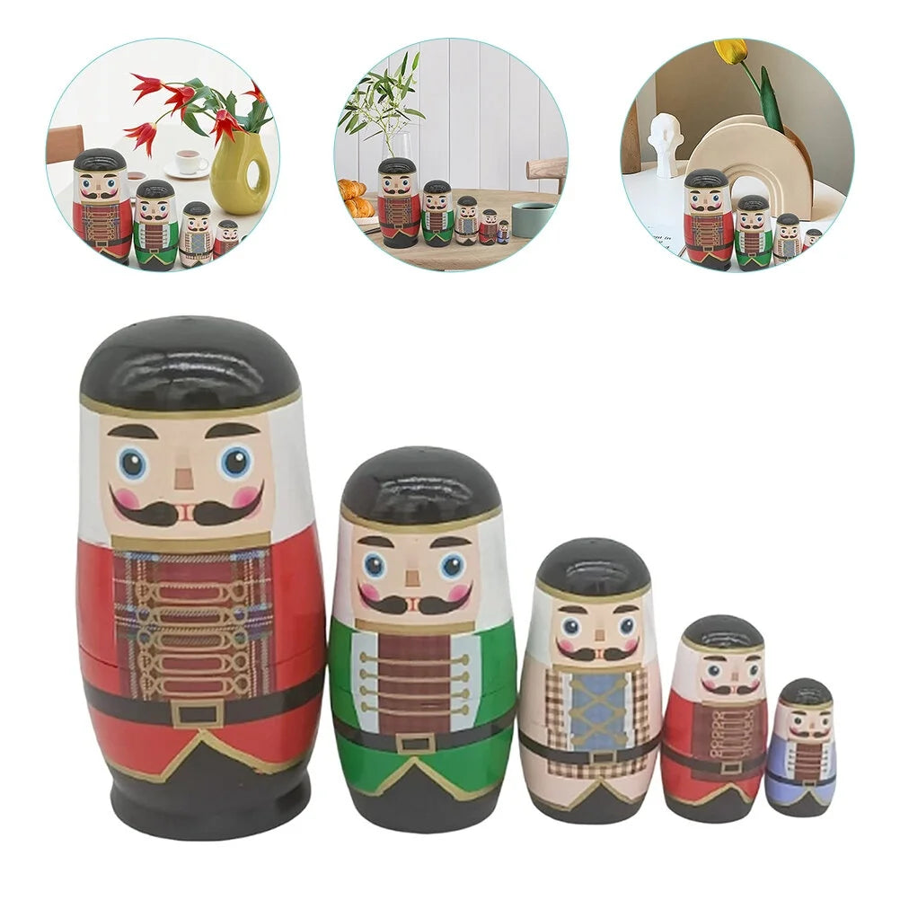 Nutcracker Wooden Stacking Dolls C669