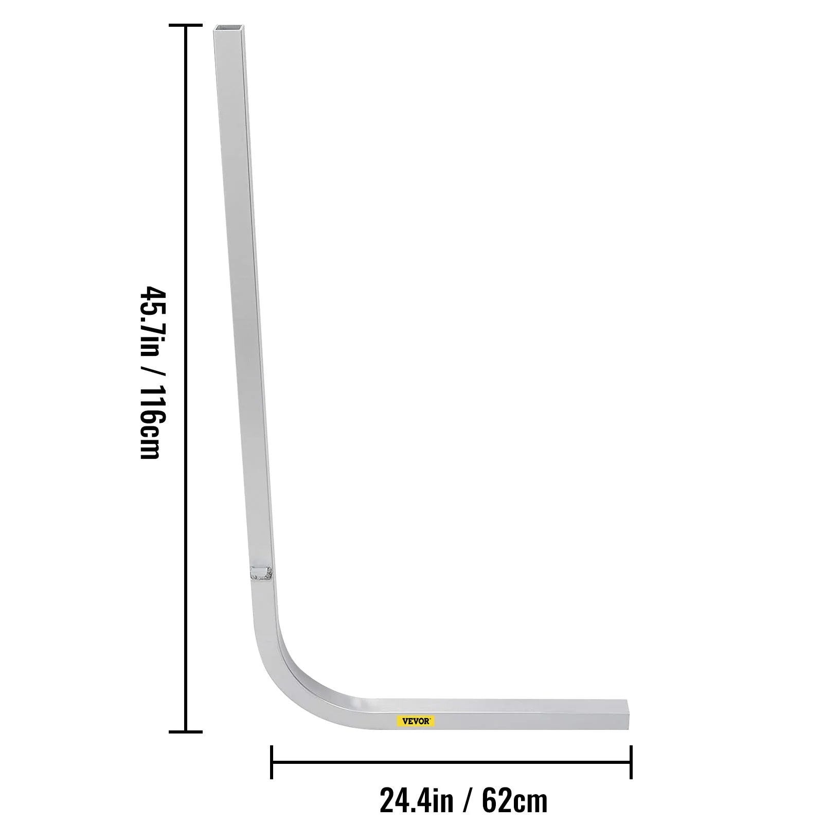 Boat Trailer Guide-on, 46", One Pair Aluminum, Adjustable Width, Complete Mounting Accessories Q87260