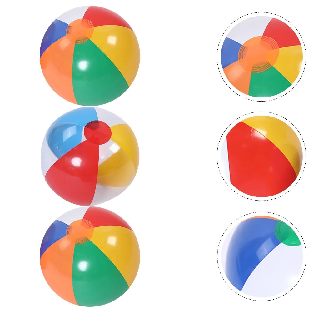 3Pcs Inflatable Beach Ball Pool Water Toy P974014