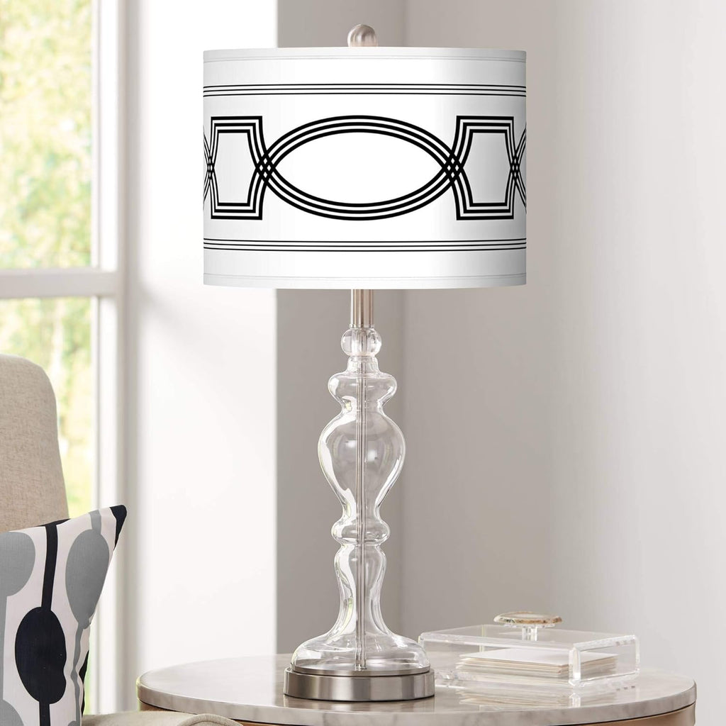 Clear Glass Table Lamp Z2116
