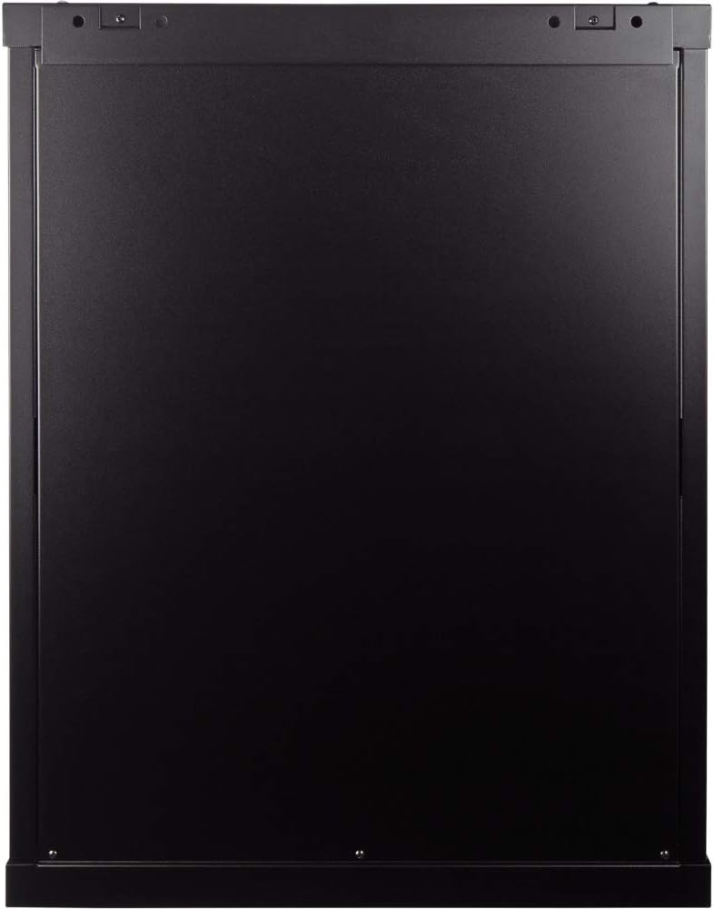 15U Wallmount IT Cabinet Enclosure 19-Inch Server Network Rack with Locking Perforated Door Black N533487