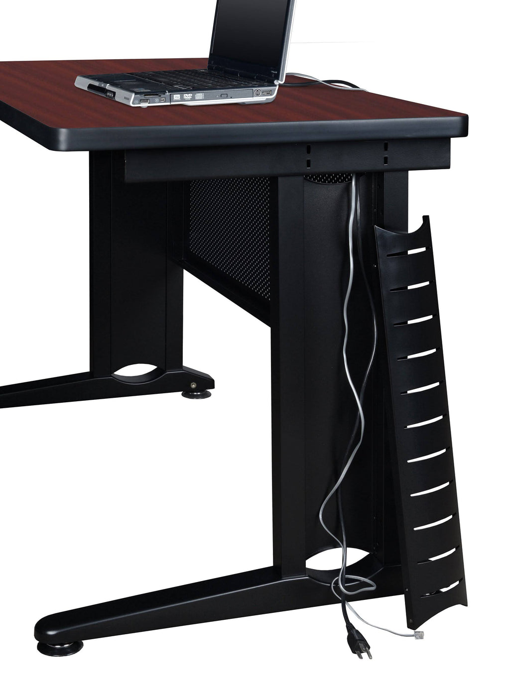 Mahogany L-Desk Shell with Return C2304