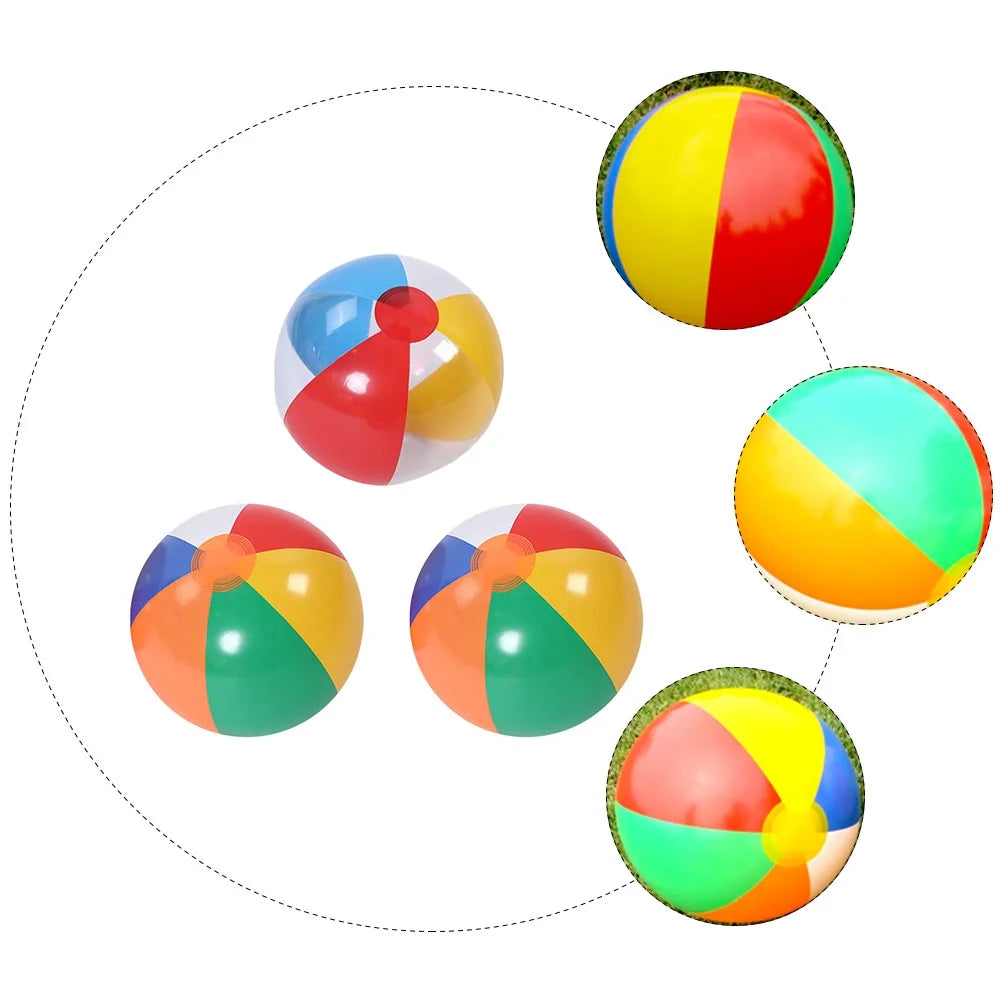 3Pcs Inflatable Beach Ball Pool Water Toy P974014