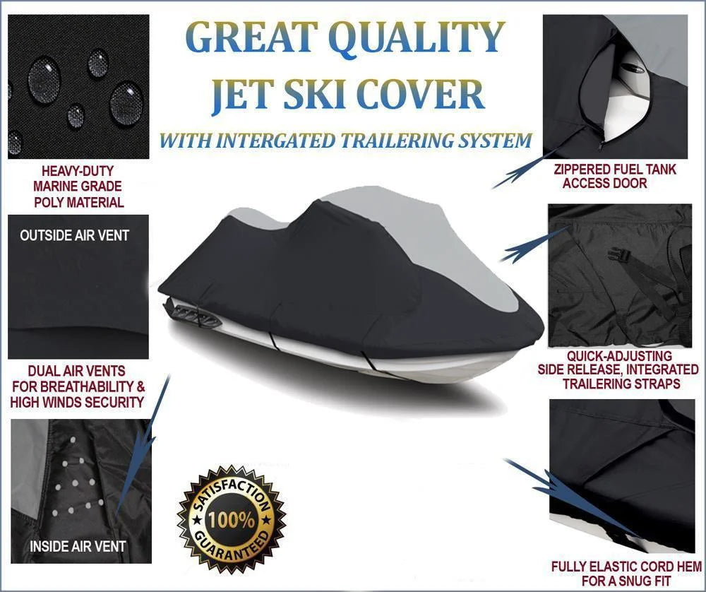 Heavy-Duty PWC Cover Black/Grey E16967