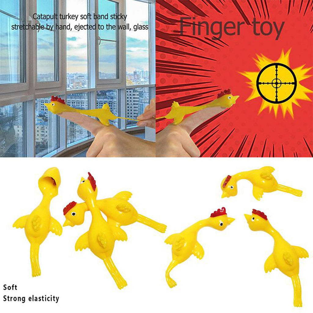 16 PCS Creative Ejection Chicken Toy I468887