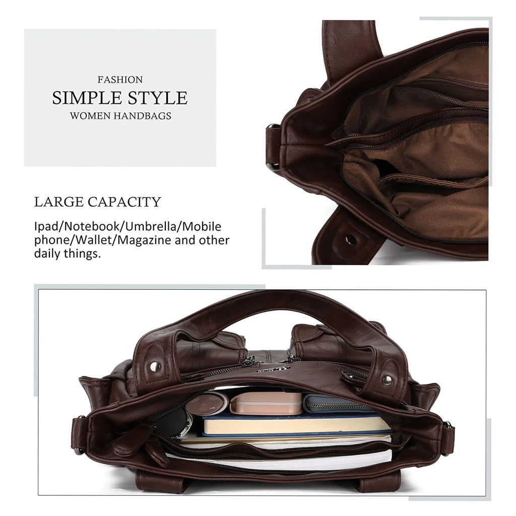 Coffee Large Hobo Handbag F731333