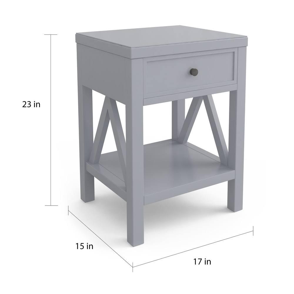 Acacia Wood End Table A729