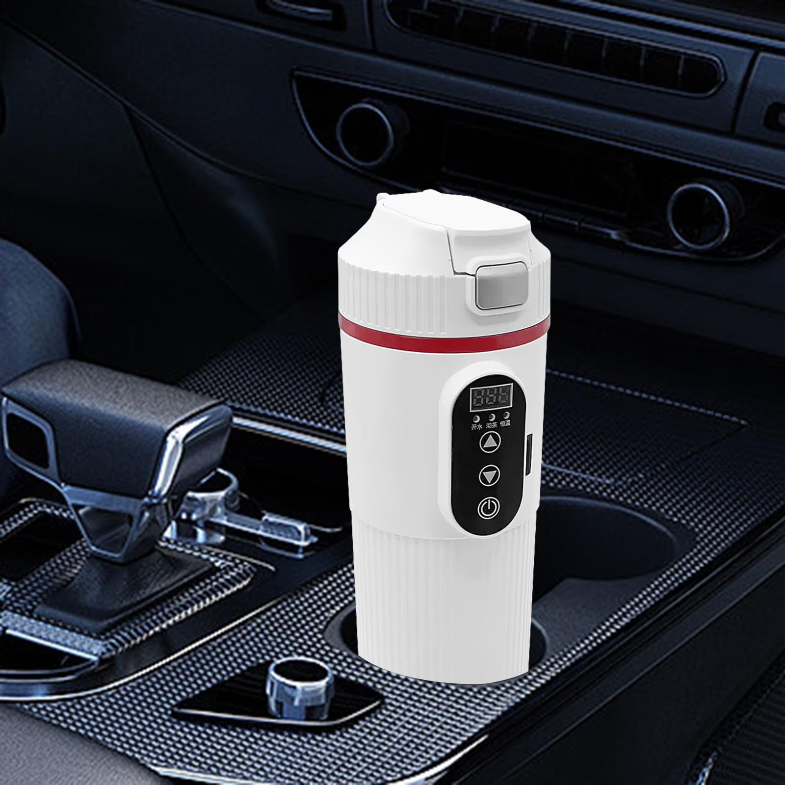 12V 24V Car Electric Water Kettle Tea Coffee Kettle DC Powered Fast Heating 22x7cm Water Boiler Heater Portable U323300