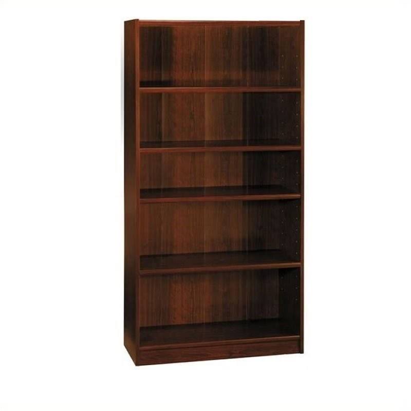 5 Shelf Wood Bookcase in Vogue Cherry G14620