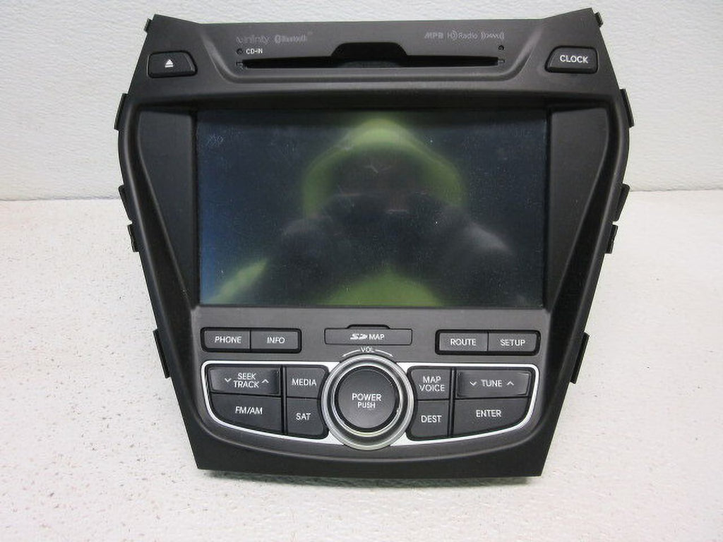 Pre-Owned Hyundai Santa Fe GPS Navigation Radio Receiver O663993