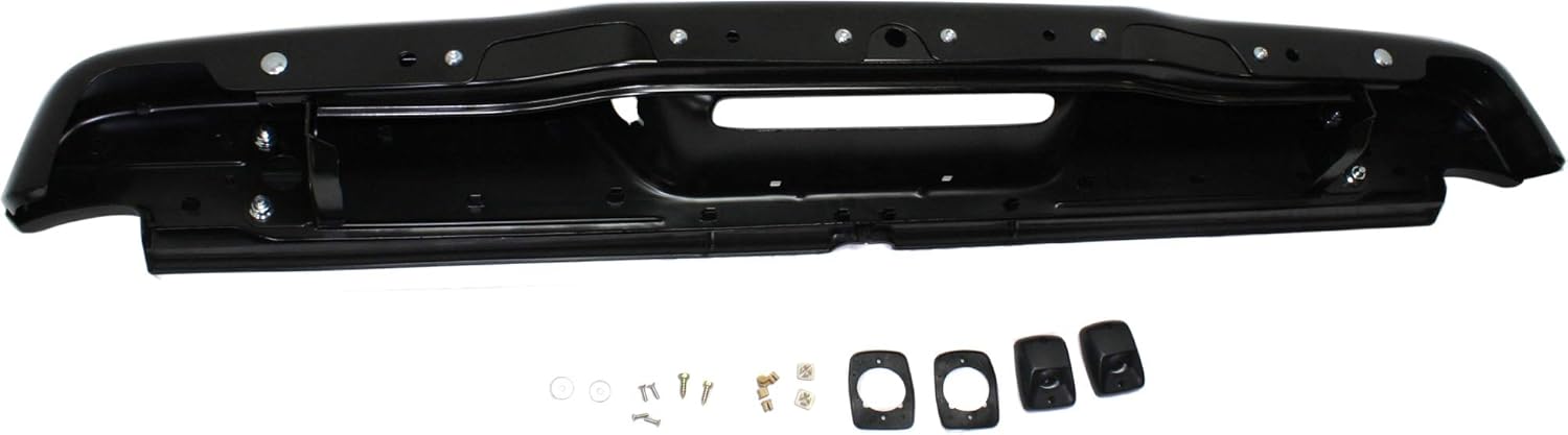 Painted Black Steel Step Bumper E704128