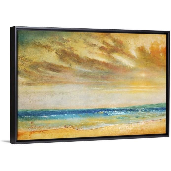 Black Float Frame Canvas Art T881701