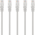 Cat 6 Ethernet Cable 5 ft (24-Pack) White S607