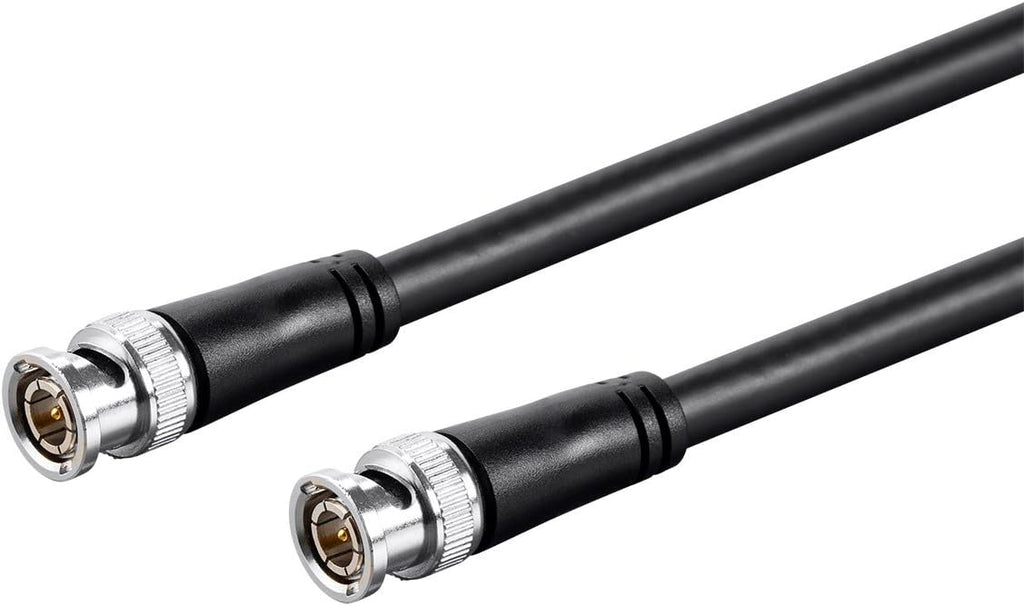 25 Feet Black RG6 BNC Cable W59302